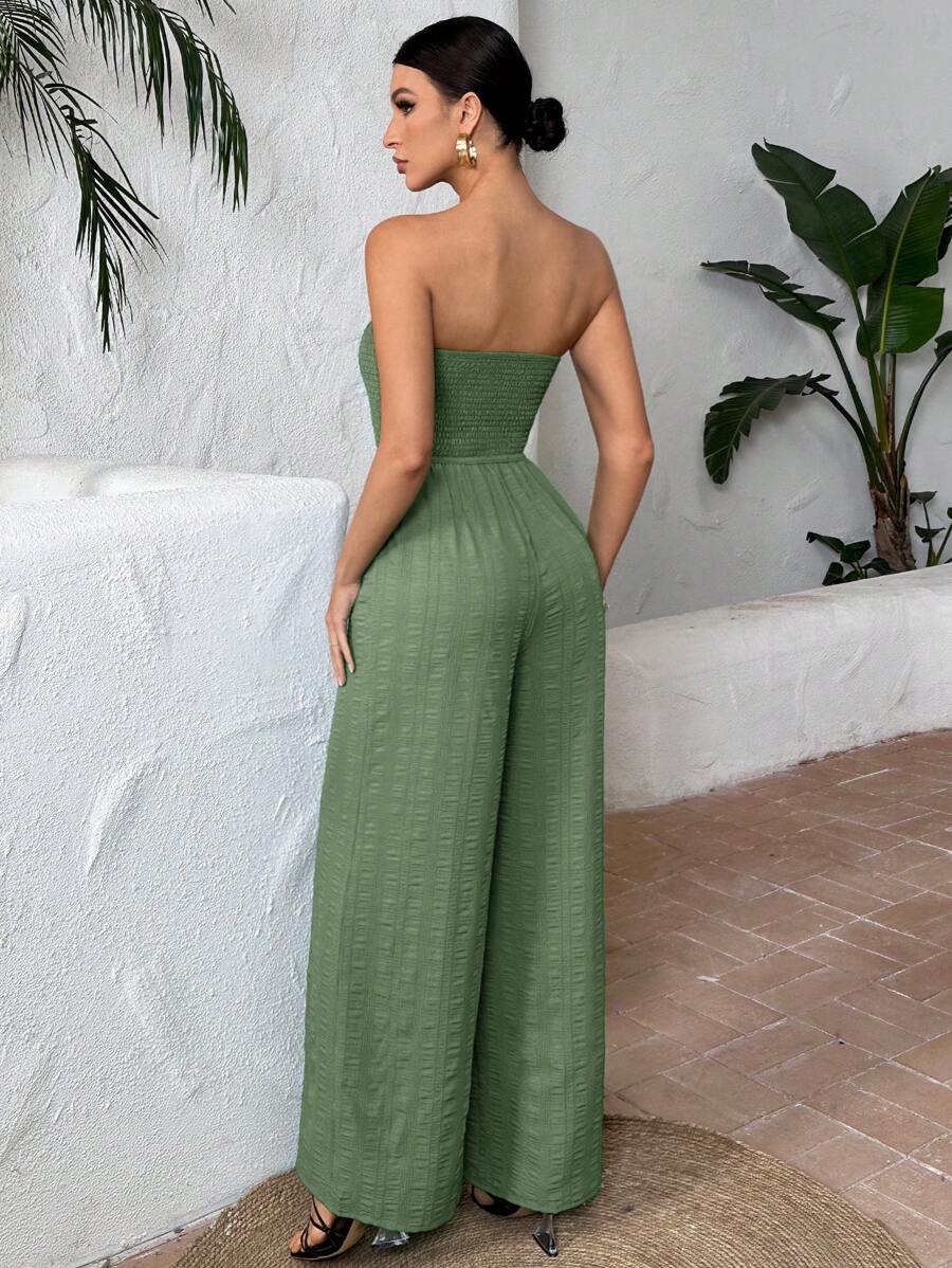 Anne's™ Solid Wide-Leg Jumpsuit